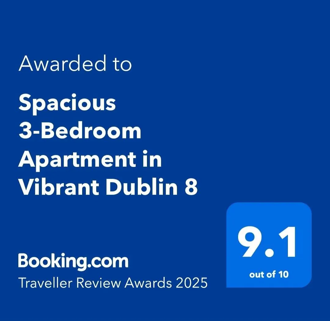 Spacious 3-Bedroom Apartment In Vibrant Dublin 8